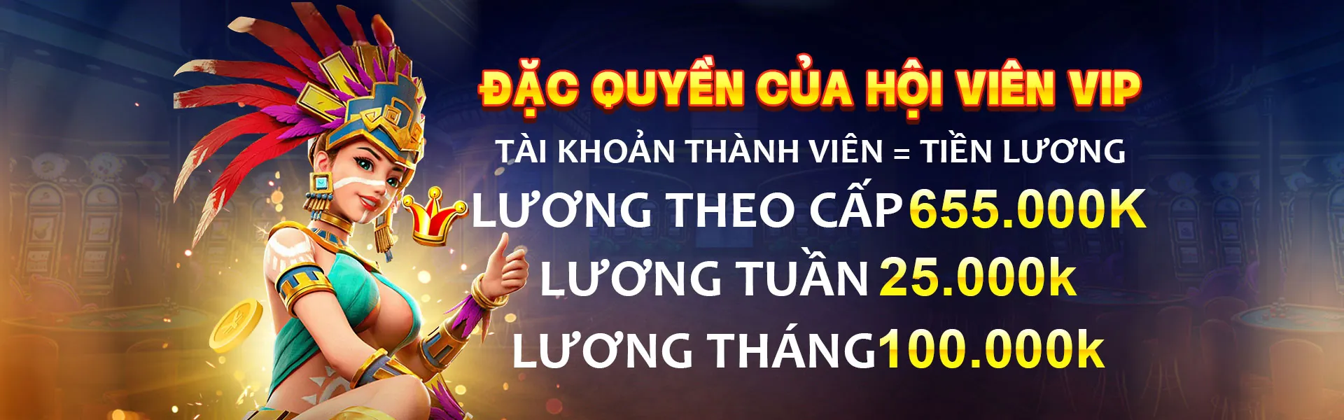 Hình ảnh chào mừng với tiền thưởng lớn và biểu tượng game tài xỉu